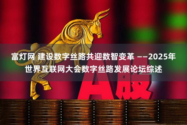 富灯网 建设数字丝路共迎数智变革 ——2025年世界互联网大会数字丝路发展论坛综述