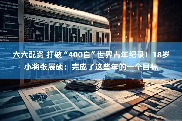 六六配资 打破“400自”世界青年纪录！18岁小将张展硕：完成了这些年的一个目标